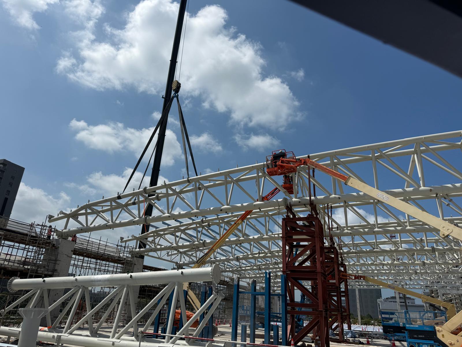 SIEMENS steel roof structure